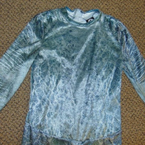 Toddler Blue Dinosaur Halloween Costume 3T/4T Jurassic Park Velociraptor Boys - Picture 7 of 9